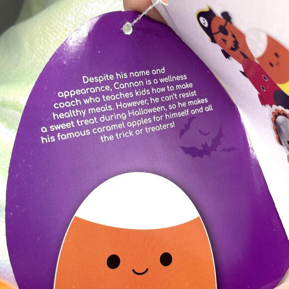 Squishmallow CANNON the Candy Corn 16"‎ Halloween Candy NEW with Tags 2021 - Picture 4 of 7